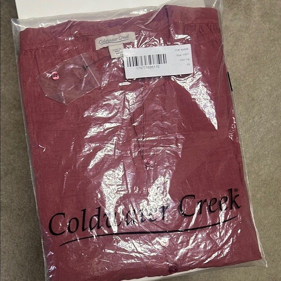 Coldwater Creek Popover Cotton Tunic nwt - Picture 2 of 8